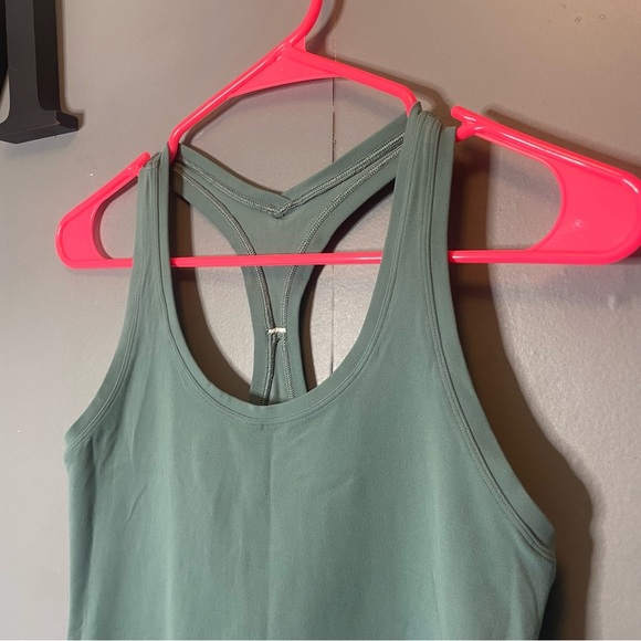 Lululemon Cool Racerback Tank Top *Nulu Tidewater Teal size 4/6 - Picture 11 of 12